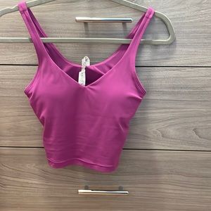 Lululemon vivid plum align tank